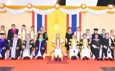 พิธีพระราชทานปริญญาบัตรแก่ผู้สำเร็จการศึกษาจากมหาวิทยาลัยการกีฬาแห่งชาติ...